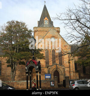 Die Kathedrale von Dornoch Schottland november 2013. Stockfoto