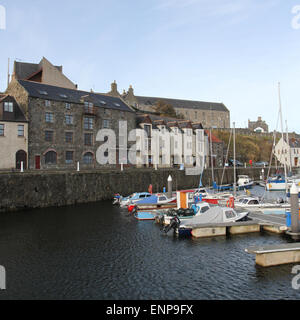 Banff Hafen Schottland Oktober 2013 Stockfoto