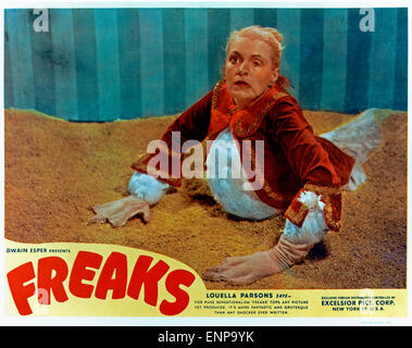 Freaks, USA 1932, Regie: Tod Browning, Monia: Olga Baclanova Stockfoto