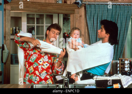 Volles Haus, Sitcom, USA 1987-1995, Staffel 1, Monia: Dave Coulier, Mary Kate Oder Ashley Olsen, John Stamos Stockfoto
