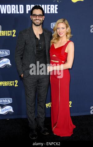 Brittany Snow & Tyler Hoechlin Pitch Perfect 2 World Premiere 05.08.2015 Los Angeles Stockfoto