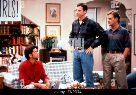 Volles Haus, Sitcom, USA 1987-1995, Staffel 7, Monia: John Stamos, Bob Saget, Dave Coulier Stockfoto