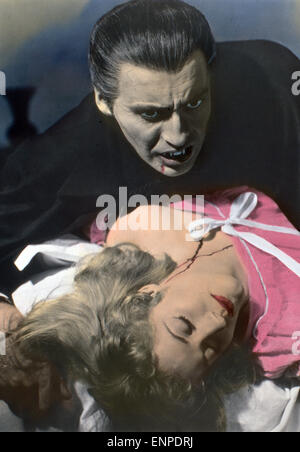 Dracula, Großbritannien 1958, Regie: Terence Fisher, Monia: Christopher Lee, Melissa Stribling Stockfoto