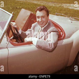 Der Wiener Schauspieler Und Sänger Peter Alexander, 1959. Österreichischer Schauspieler und Sänger Peter Alexander, 1959. Stockfoto