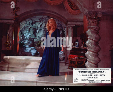 Countess Dracula, aka: Comtesse des Grauens, Großbritannien 1971, Regie: Peter Sasdy, Monia: Ingrid Pitt Stockfoto