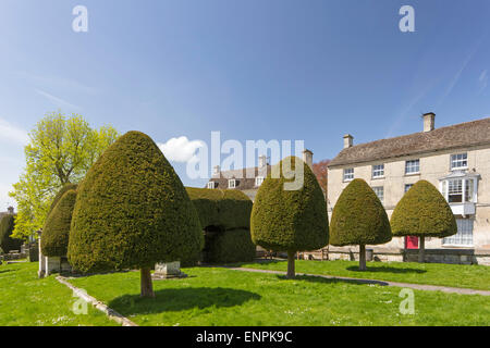 St. Marien Pfarrkirche Painswick, Gloucestershire, England, UK Stockfoto