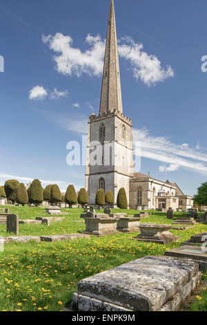 St. Marien Pfarrkirche Painswick, Gloucestershire, England, UK Stockfoto