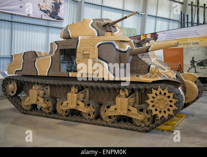 M3 Tank im Tank Museum in Bovington, Großbritannien Stockfoto