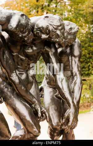 "Die drei Farbtöne" aber Auguste Rodin im Musée Rodin. Stockfoto