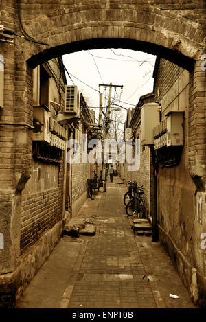 Alte historische Gebäude in Peking China Stockfoto