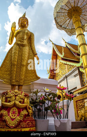 Wat Phra dieses Doi Suthep in Chiang Mai, Thailand, Mai 2015. Stockfoto