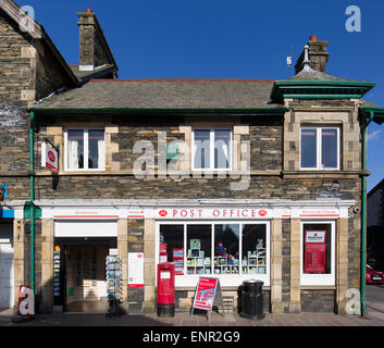 Windermere Postamt roten Briefkasten Säule Stockfoto