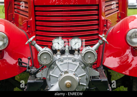 Alten historischen Löschfahrzeug Veteran Car Stockfoto