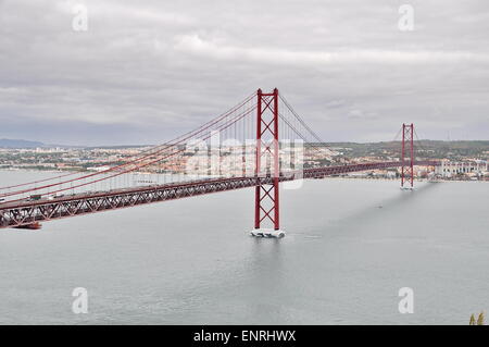 25 de Abril "Brücke von Lissabon Stockfoto