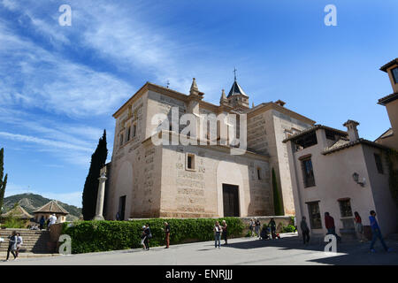 Kirche von Santa Maria De La Alhambra Granada Andalusien Spanien