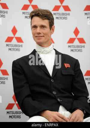 Badminton, UK. 10. Mai 2015. Mitsubishi Motors Badminton Horse Trials 2015.  Badminton, England. Sieger William Fox-Pitt GBR Credit: Julie Badrick/Alamy Live-Nachrichten Stockfoto