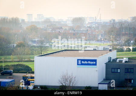 Rolls-Royce Marine Centre im Hafen von Rotterdam, Niederlande Stockfoto