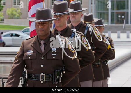 Nationale Polizei-Woche-Ehrengarde Wettbewerbs 2015 - Washington, DC USA Stockfoto