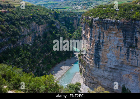 Osum Schlucht, in der Nähe von Berat, Albanien Stockfoto