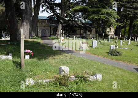 Allgemeine Bilder von der Kirche St. Katherine in Ickleford, North Hertfordshire UK Stockfoto