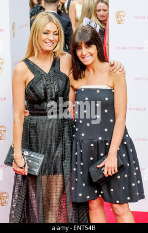 Tess Daly und Claudia Winkleman besucht die Haus von FRASER BRITISH ACADEMY TV AWARDS 2015 auf 05.10.2015 am Theatre Royal, Drury Lane, London. Personen im Bild: Tess Daly, Claudia Winkleman. Bild von Julie Edwards Stockfoto