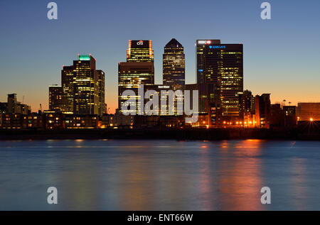 Canary Wharf Estate, Isle of Dogs, Docklands, London E14, Vereinigtes Königreich Stockfoto