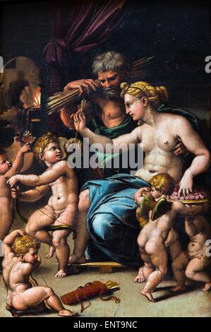 Venus und Vulcan 26.09.2013 - Sammlung des 16. Jahrhunderts Stockfoto