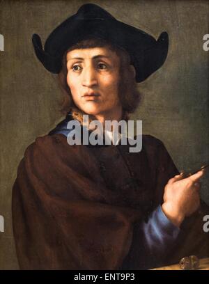 Porträt der Graveur in semi-Precious stones 26.09.2013 - Sammlung des 16. Jahrhunderts Stockfoto