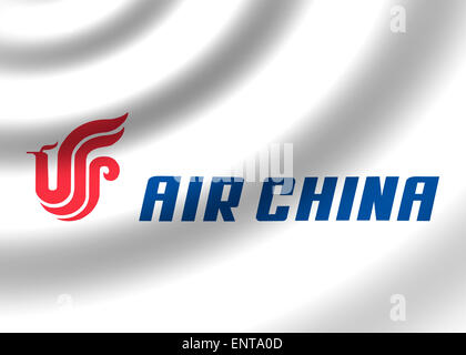 Air China Airlines Logo Symbol Symbol Flagge Wappen Stockfoto