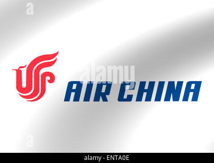 Air China Airlines logo Symbol Fahne Emblem Stockfoto