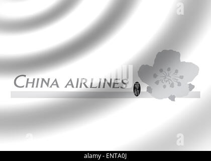 Air China Airlines Logo Symbol Symbol Flagge Wappen Stockfoto