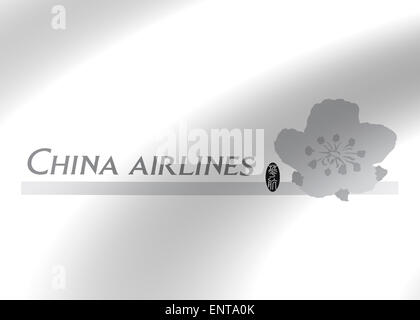 Air China Airlines logo Symbol Fahne Emblem Stockfoto
