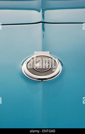 1966 Chevrolet Corvette Stingray C2 Cabrio Gas cap. Amerikanische Sportwagen-Klassiker Stockfoto