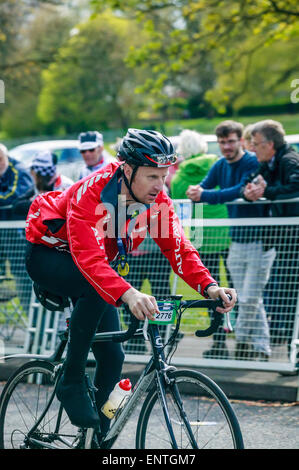 Endphase der 2015 Tour de Yorkshire, Leeds, West Yorkshire Stockfoto