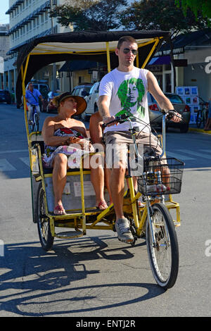 Die Innenstadt von Key West Florida FL Ziel für westliche Karibik Crusie von Tampa Stockfoto