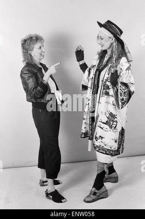 Kultur Club Sänger Boy George. Oktober 1984. Stockfoto