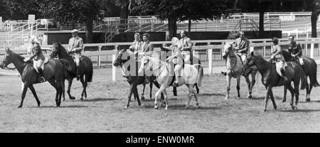 Die königliche Familie in Ascot, die Königin, Prinz Charles, Lord Snowdon und der Herzog und die Herzogin von Kent. 21. Juni 1968. Stockfoto