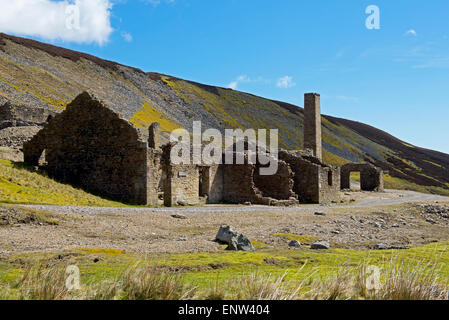 Die alten Bande Führung roch Mühle, Swaledale, Yorkshire Dales National Park, North Yorkshire, England UK Stockfoto