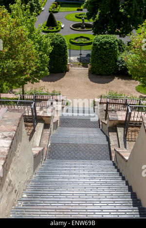 Fürstenberg Garten Mala Strana Prag Schloss Tschechische Republik Stockfoto