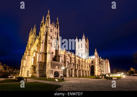 Die Kathedrale von Canterbury in Kent, ist einer der ältesten christlichen Bauwerke in England und ist Teil des Weltkulturerbe ein Wort Stockfoto