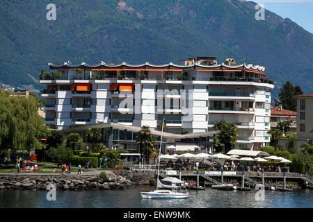 Hotel Eden Roc in Ascona Stockfoto