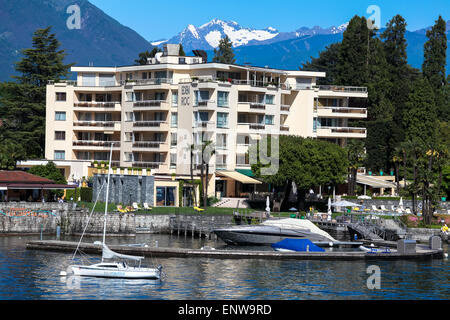 Hotel Eden Roc in Ascona Stockfoto