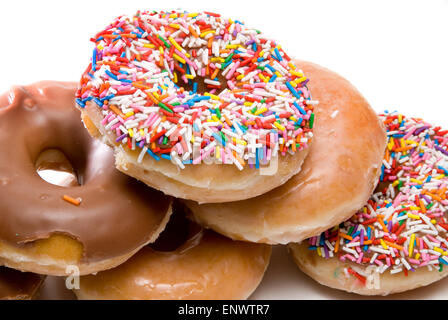 Verschiedene Donuts Stockfoto