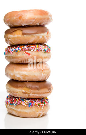 Verschiedene Donuts Stockfoto