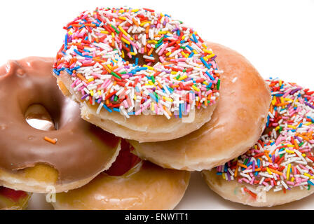 Verschiedene Donuts Stockfoto