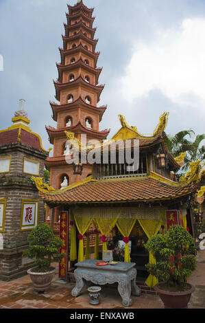 Tran Quoc Pagode - Hanoi, Vietnam Stockfoto