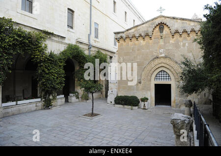 Israel. Jerusalem. Kirche der Geißelung. Altstadt. Muslimische Viertel. Stockfoto