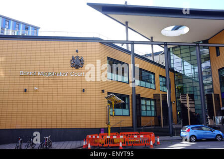 Die Außenseite des Bristol Magistrates Court in Bristol Stockfoto