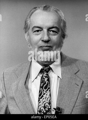 Professor Hoimar von Ditfurth bin 05.07.1978. Stockfoto