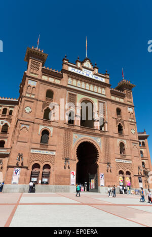 Eingang zum Plaza de Toros, Madrid, Spanien Stockfoto